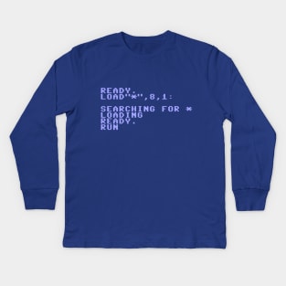 Commodore 64 - C64 - Boot Screen - Version 3 Kids Long Sleeve T-Shirt